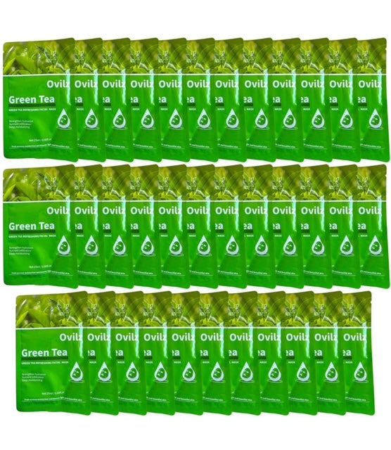 Green Tea Purifying & Balancing Face Mask (Pack of 30)
